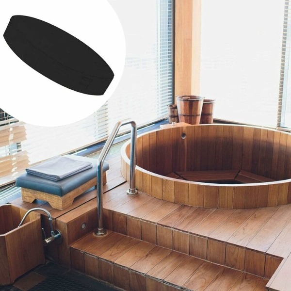 Runt cover Pool Solar presenning för pooler Vattentät 100 UV-beständig Spa Cover 190T för utomhusbadkar 190 30cm