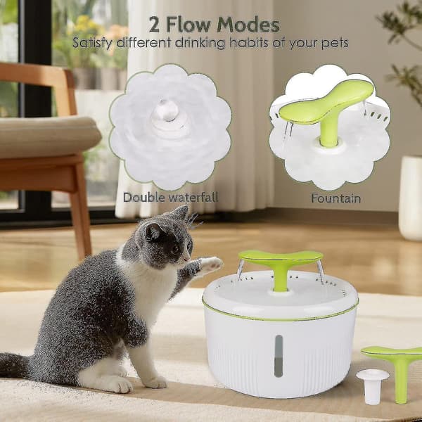 Kattfontän, dricksfontän för katter och hundar, automatisk vattendispenser Aikeco
