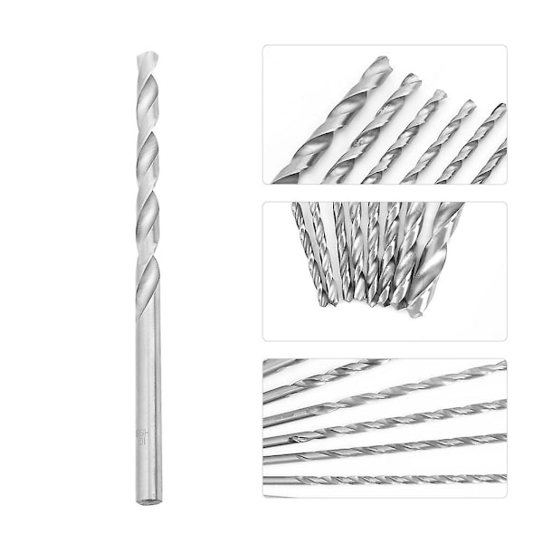 8 st HSS-mikroborrar, metriska borr, borrbitsverktyg 4-10 mm, HSS-borrar 4 mm, 4,2 mm, 4,5 mm, 5 mm, 5,2 mm, 6 mm, 8 mm, 10 mm borrset