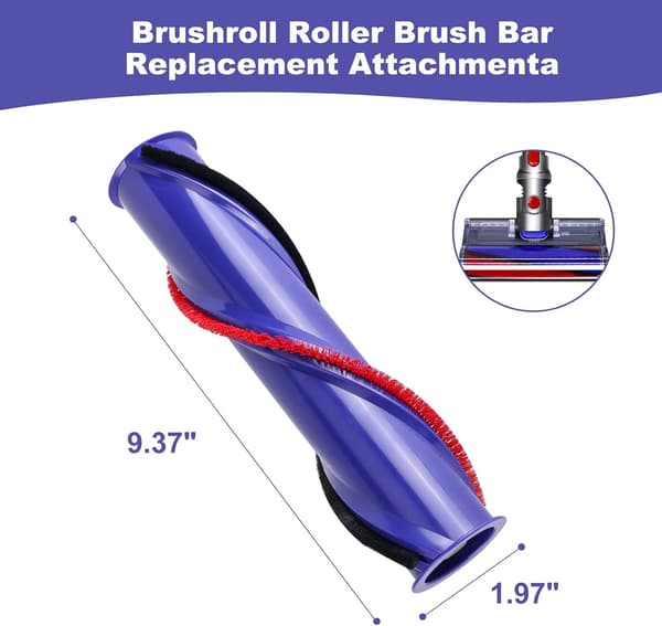 Rullborste reservdelar för Dyson V10 dammsugare V10 rullborste