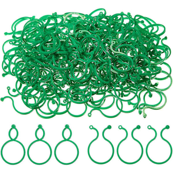 48 st plantstöd, tomater, blommor, fast bälte, spänne, 8-format spänne, kalebassring, trädgårdsaccessoarer