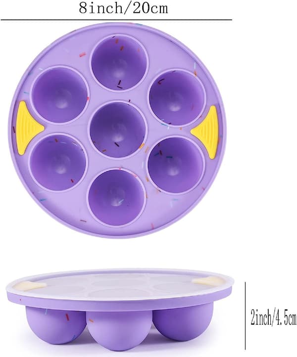 2-pack silikonmuffinsformar Cupcake-formar - 7-pack Cupcake-formar