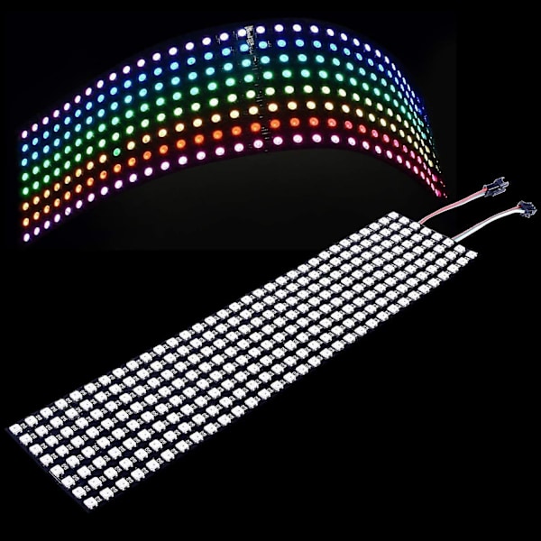 16x16 Sk6812 Ws2812b Adressbar Flexibel LED-panel Pixelskärm Digital Pixelskärm Dc5v