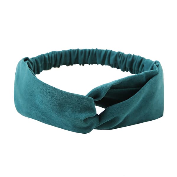 13 st hårband för kvinnor, elastiska enfärgade bandanas