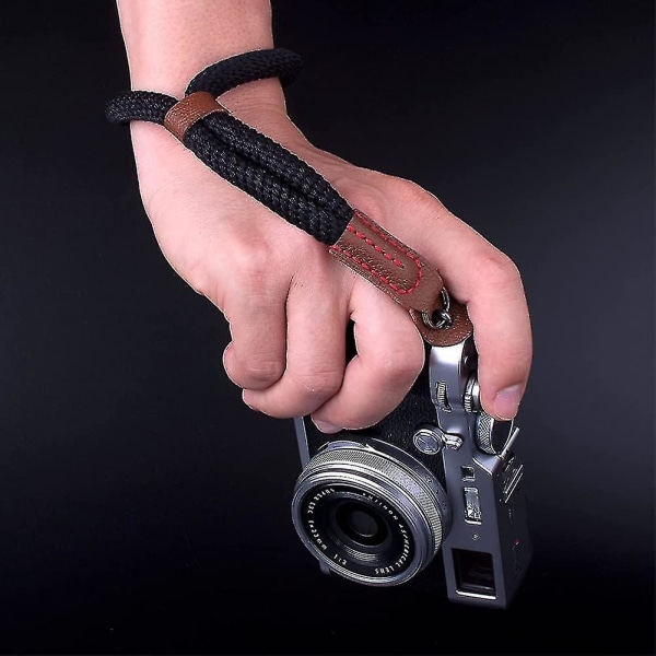 Svart kamerarem kompatibel med X-t30 X-t4 X-t3 X-t20 X-t2 X70 (1 styck)