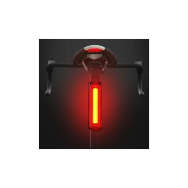 GRYM laddningsbar cykel bakljus 120 lumen Vit/Röd Clip-on MTB-lampa för hundpromenad Cykling Backpacking och nödsituationer