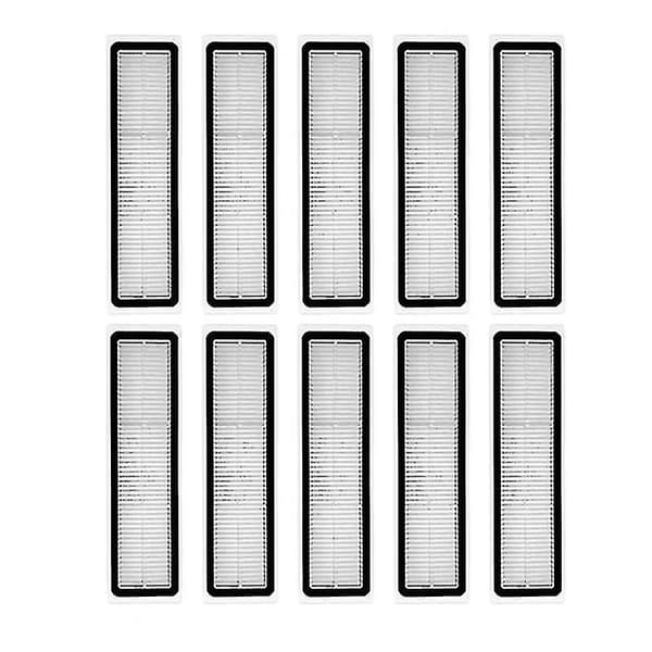 10 stk. Vaskbart Hepa-filter Til Bot D10 Plus Rls3d Robotstøvsuger Reservedele（Som Vist）