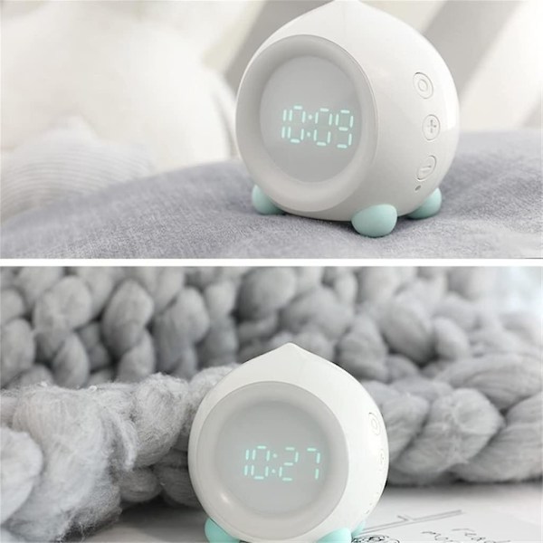 Med Bluetooth-högtalare, 2 grupper av oberoende larm (vit)