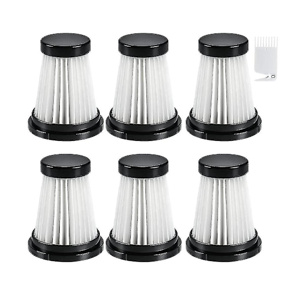 Hepa-filter for K12/K12 Pro/K13 & Genius Invictus 0/2.0 håndholdt støvsuger (6-pakning)