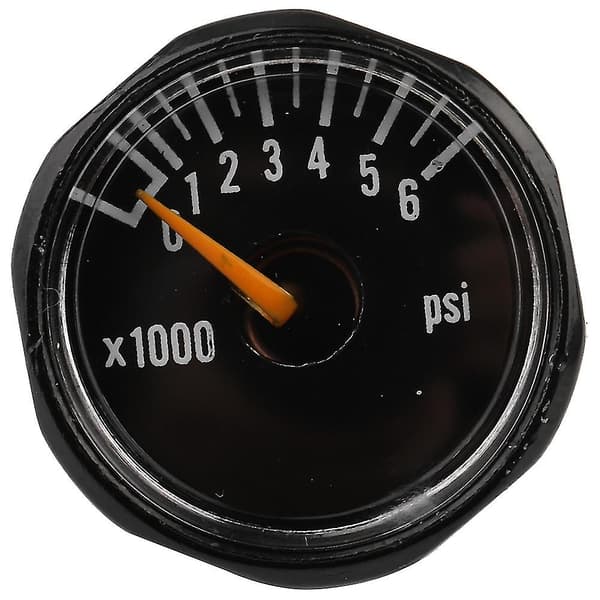 1/8npt Precision Valve Mini Tryckmätare Koldioxid Mikro Manometer(6000psi)