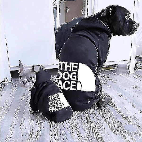Designer Hundkläder Tröja, Fyr Säsonger Medium Och Stor Hund Hoodie The Dog Face Labrador Fre