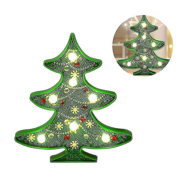 DIY juletræsformet lys DIY specielt formede murstensperler natlys