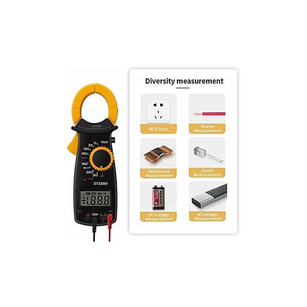 Bärbar multimeter digital multimeter voltmeter voltmeter ohmmeter resistans kapacitans AC DC ström ström elektrisk testare