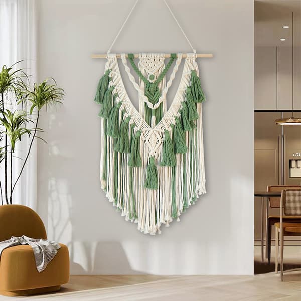 Bohemisk stil hemväggdekoration vävd gobeläng (70*55CM)