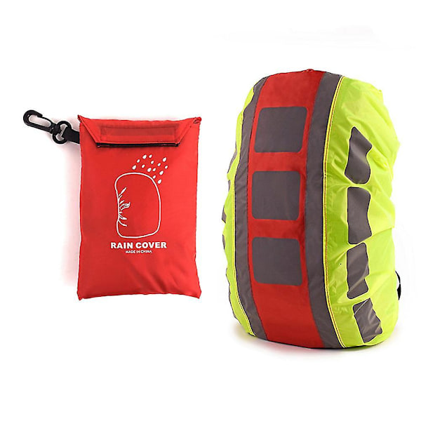 High Visibility Waterproof Backpack Dust Rain Cover Camping Hiking Rucksack Bags