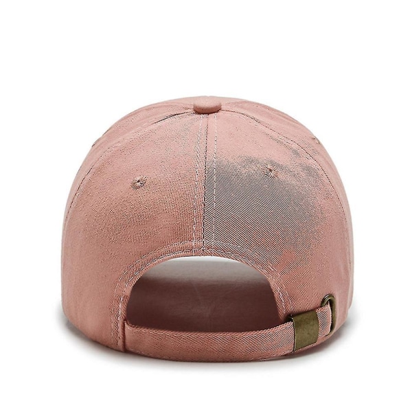 Guoguo Sød Smiley Ansigt Baseball Cap Trucker Hatte Justerbar Sommer Sport Sol Visir Åndbar Hat（Pink）