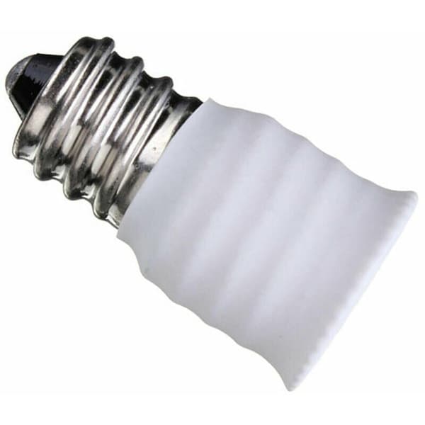 E12 till E14 adapter adapter led lampadapter vit konverter