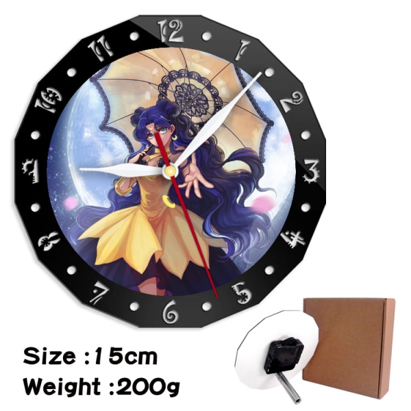 Creative Sailor Moon Skrivbordsklocka Väggklocka Anime Ornament MSNZS-31