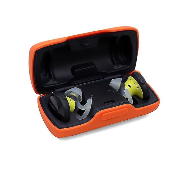 Silikonbeskyttende deksel kompatibel med Bose Soundsport Free（Orange）