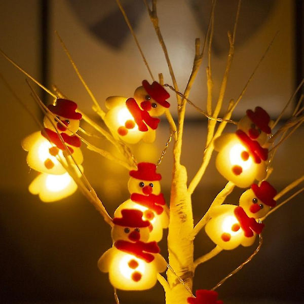 Julemand snemænd eventyr lampe lanterne værelse dekoration led modellering lampe fe lampe