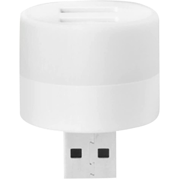 Usb-plugglampe, datamaskin, mobil strømforsyning, USB-små boklamper, LED-øyevern, leselys