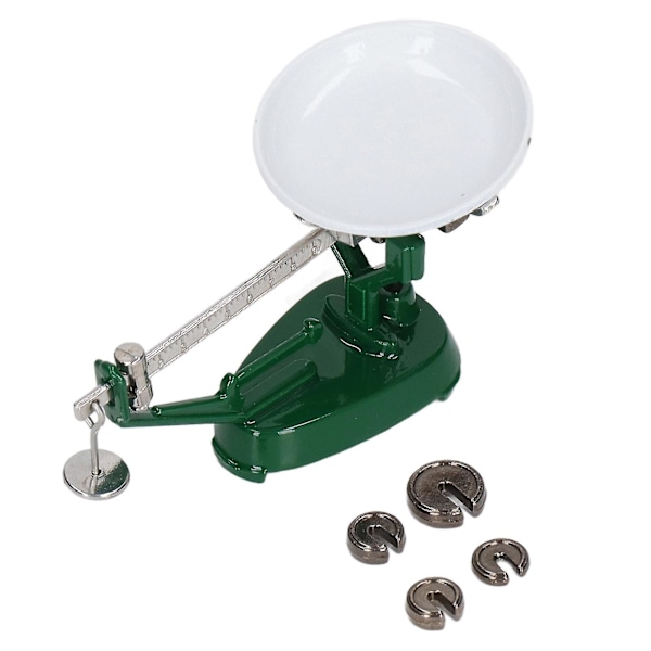 Nukkekodin vintage-vaaka, elävä ja hieno minivaaka 1/12 miniatyyrinukkekodin koristeluun