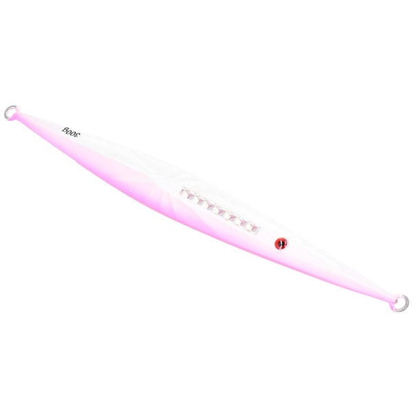 300g 25cm Havabbor Tunfisk Fiske Leker Agnet med Metallvekter og Fallende Synker - Hvit Rosa