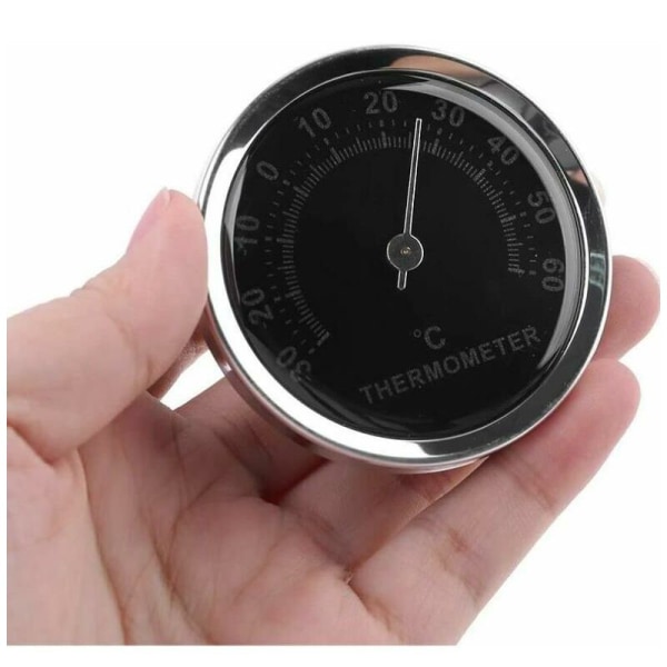 58mm mini bil termometer - analog mekanisk temperaturmätare med klistermärke Hem bil termometer mini bil termometer
