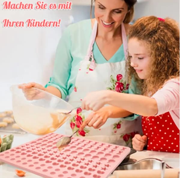 2-delad silikonpralinform DIY chokladform 45/54 rutnät bakform