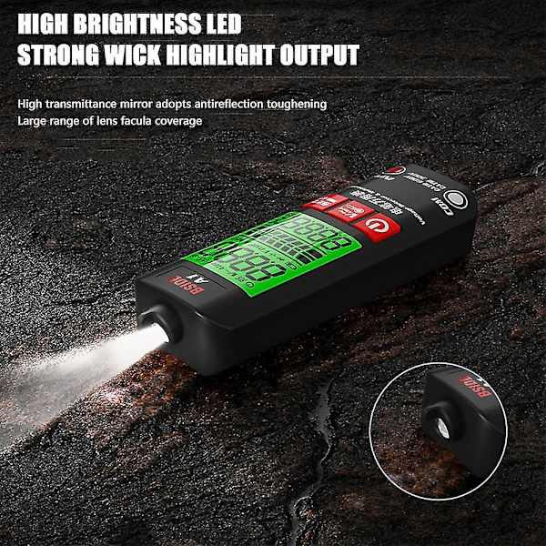 A1 Fuldautomatisk Anti-brænd Intelligent Digital Multimeter Spændingsdetektering Multimeter Lcd-display（A1 Kludpose）