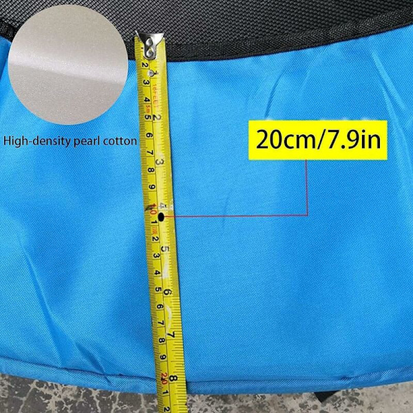 Trampolinöverdrag Fjäder Skumdyna Ersättning Tillbehör Trampolin Hoppmatta för att skydda studsmattan från elementen och smuts Olika färger 1,4 m
