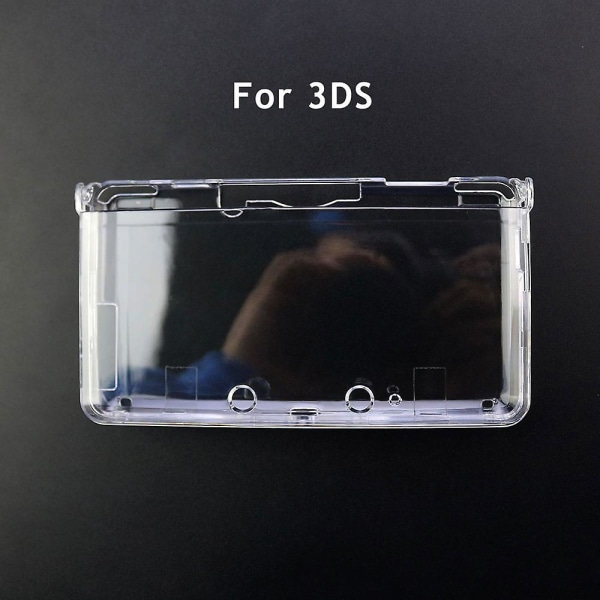 Jcd i bulk Plast Klarkristall Skyddande hårt case för cover för 3ds Ny 3ds Xl Ll Ndsl Ndsi Xl Ll-konsol för 3DS