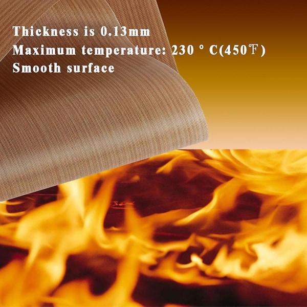 3 pakke 12 X 16" til varmepresseoverførsel non-stick papir Genanvendelig varmebestandig håndværksmåtte, beskytter jern, til varmepressemaskiner