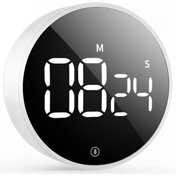 Digital køkkentimer - Magnetisk nedtællingstimer med stort LED-display