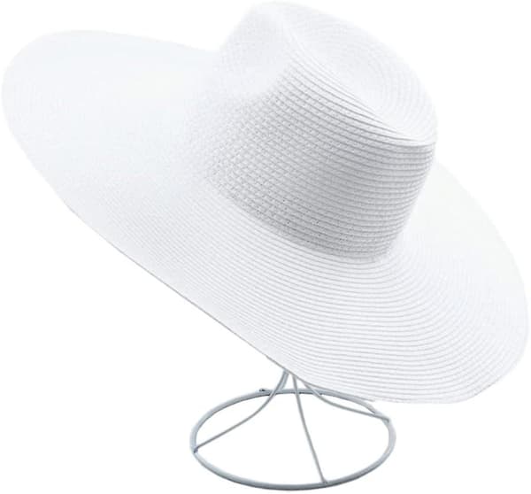 Kvinnors Floppy Strand Halm Solhatt