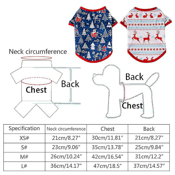 Tryckt husdjur T-shirt Andningsbar husdjurskläder för husdjur Jul Alla hjärtans dag