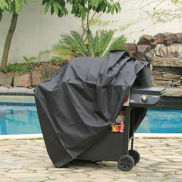 Grillöverdrag Vattentätt Grillöverdrag BBQ Grillöverdrag Gasolgrillöverdrag Lätt att rengöra, slitstarkt nylonmaterial 145 x 61 x 117 cm