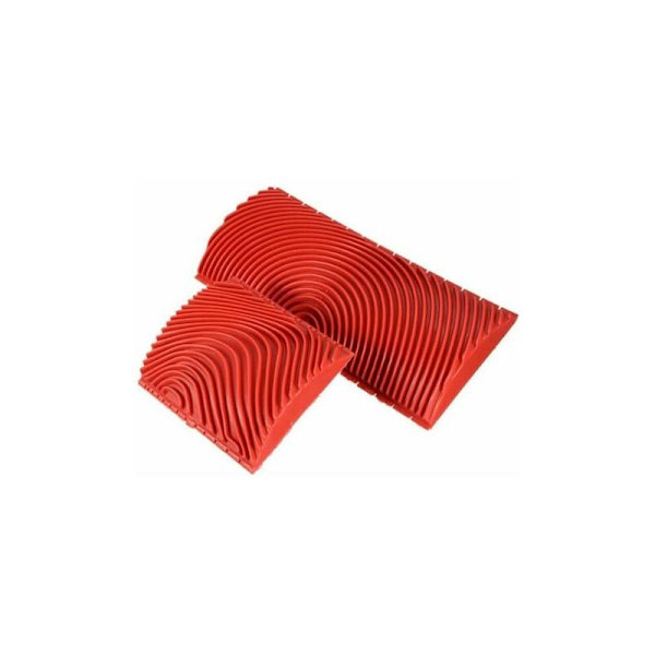 DZTXET 2-pack trästrukturfärgroller väggmålning väggstruktur konstverktyg CRUEL