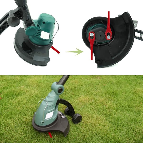 100 Pack Ersättningsplastblad för Lidl Florabest Edger - Längd 8,3 cm