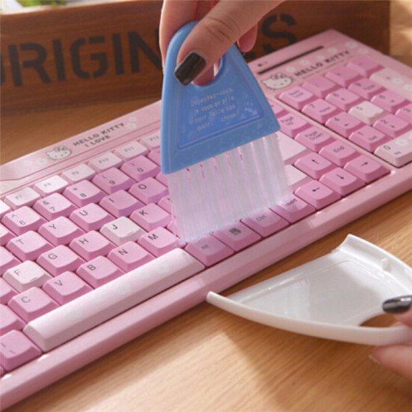 Skrivbordsdator Mikrovågsugn Mini Rengöringssvepare Tangentbordsvepare Magnetronborstar Mini Schoonmaken Sweeper 11×9cm