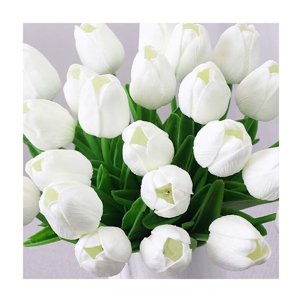 Simulerad blomma, tulpan, konstgjord blomma, latexmaterial, äkta touch, bröllopsrum, familjehotell, fest, inredningsstudie, DIY-dekoration