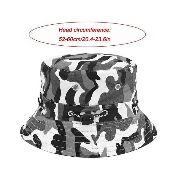 Camouflage solhatt