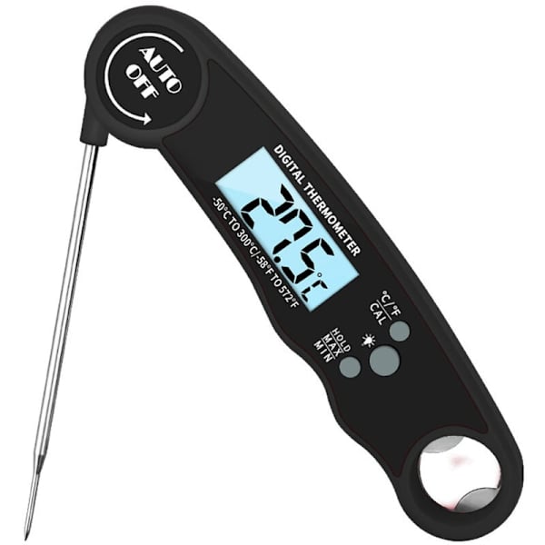 Digital kötttermometer för snabb avläsning - Svart