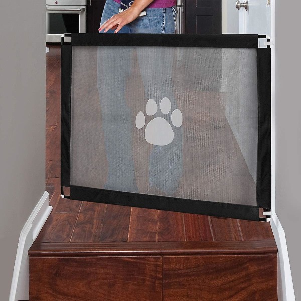 Lätt att installera och låsbar hundgrind Trappgrind Djurbarriär 80cm X 100cm