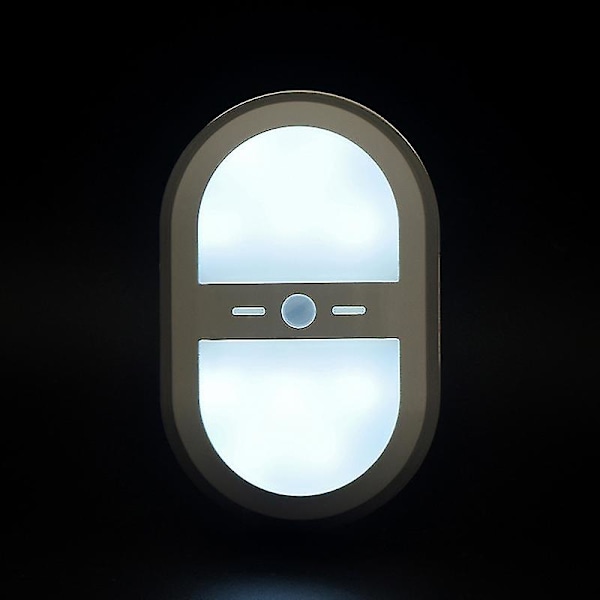 Human Body Induction Night Light Eco-friendly High Sensitivity Smart Sleep Light（White)