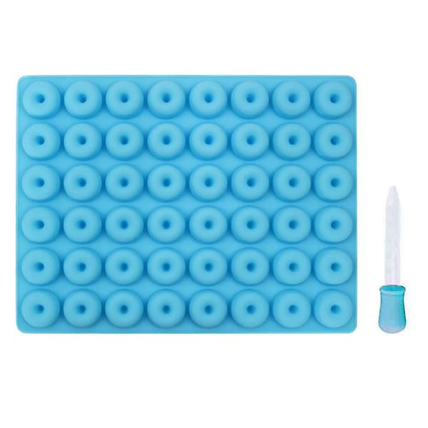Mini Donut Silikonform, Non-stick Belegg, Mattrygg, For Søtsaker