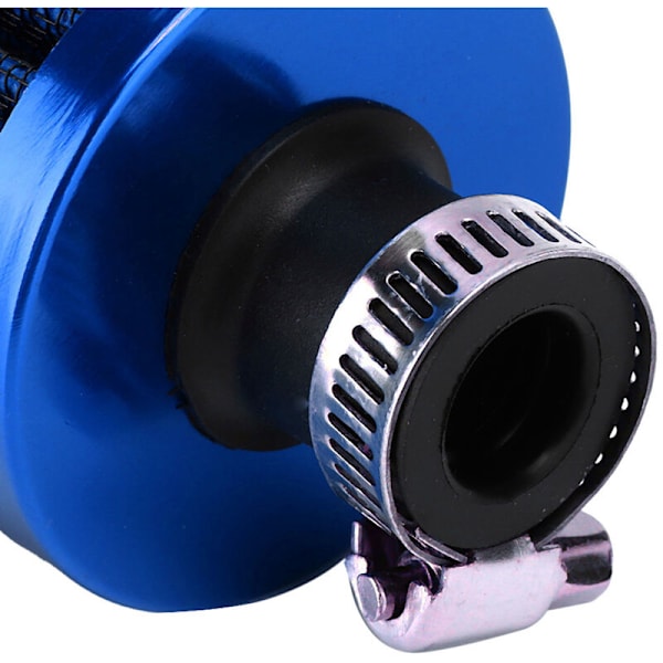 13mm Mini Luftintagsfilter Vevaxelhus Ventilation Universal Biltillbehör (Blå)