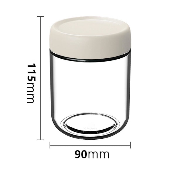 Glass Mason Jars For Overnight Oats Med Låser I Vibrant Farger Oppbevaring Stackable Yoghurtbeholdere（Som Vist)