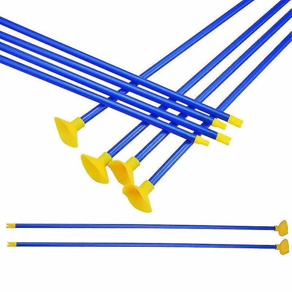 10pcs Sucker Archery Arrows Pvc Practice Arrow Target Arrow For Children Toy Bow（10 Pcs，Blue）