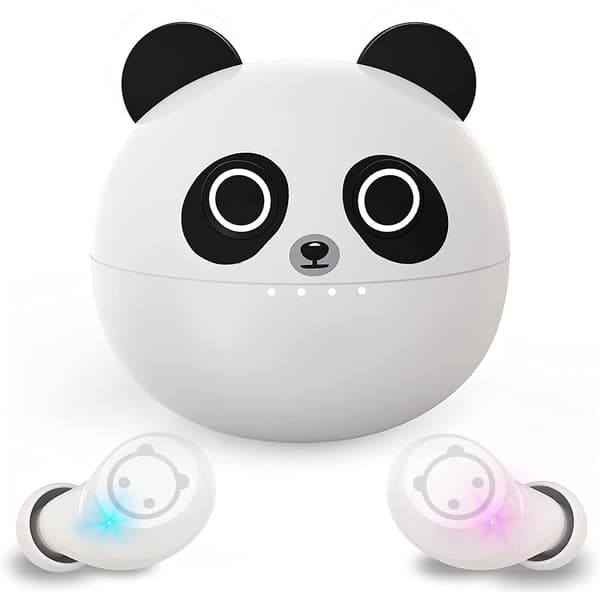 Panda Touch -langattomat Bluetooth-kuulokkeet latauskotelolla
